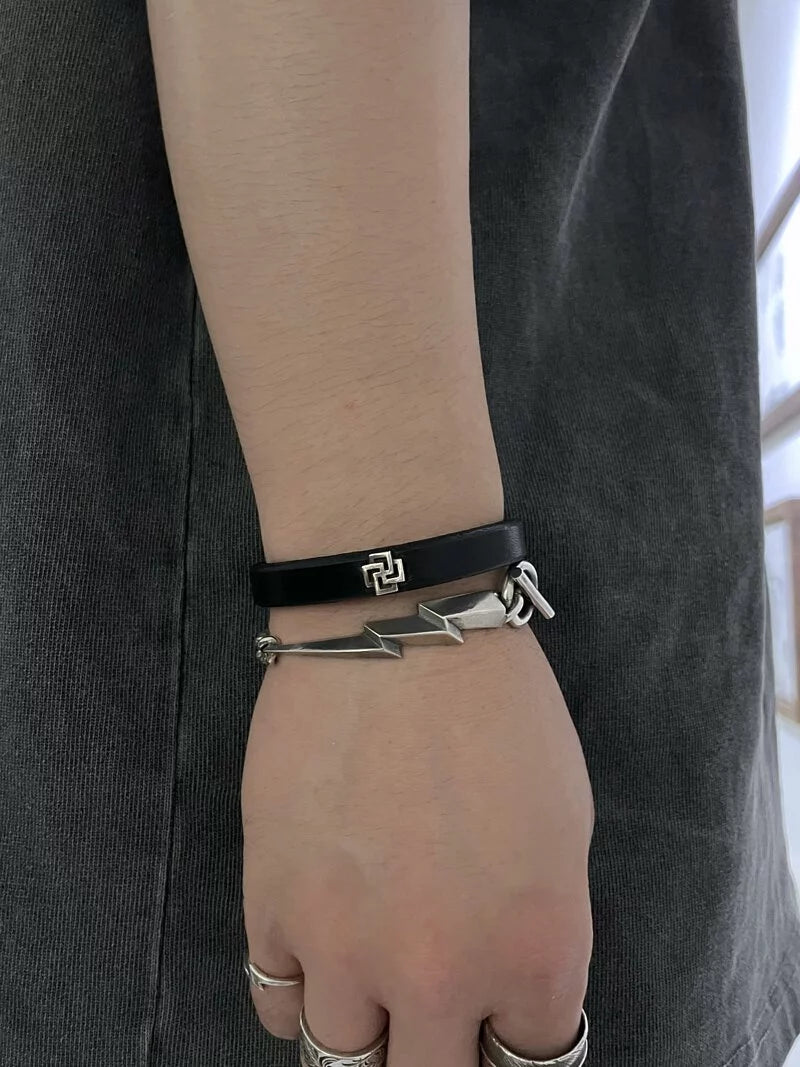 SE-916 7mm twist chain/lightning/彫 scroll