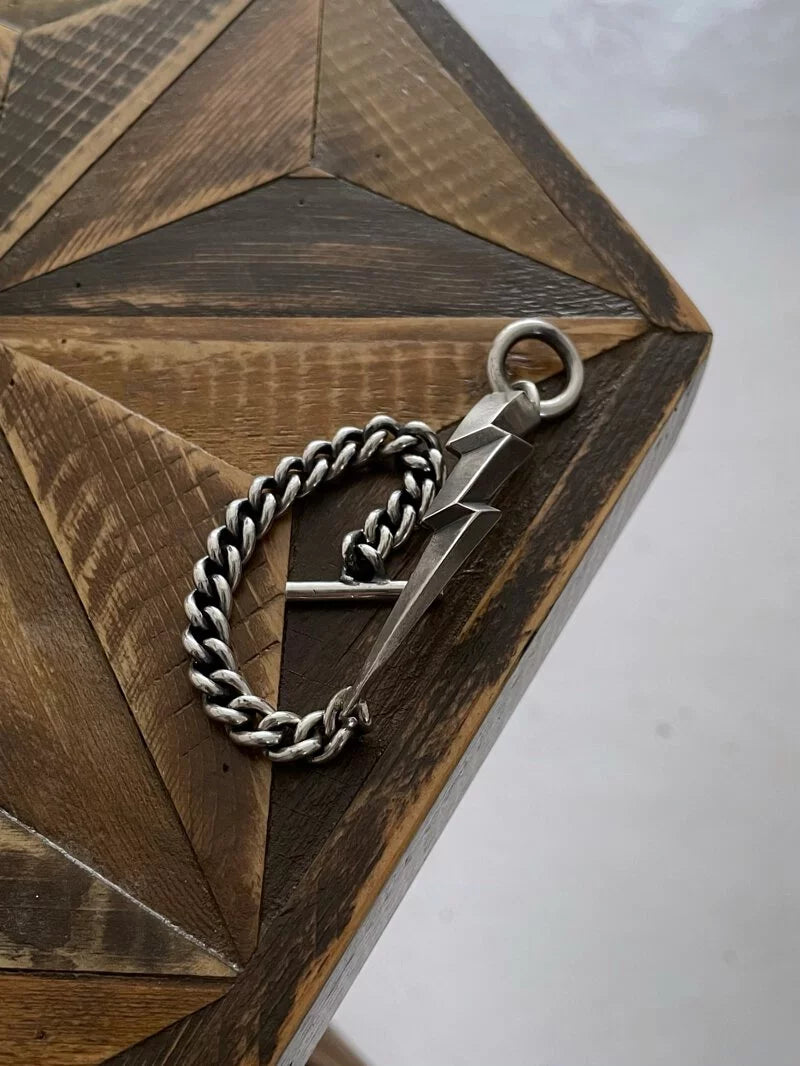 SE-916 7mm twist chain/lightning/彫 scroll