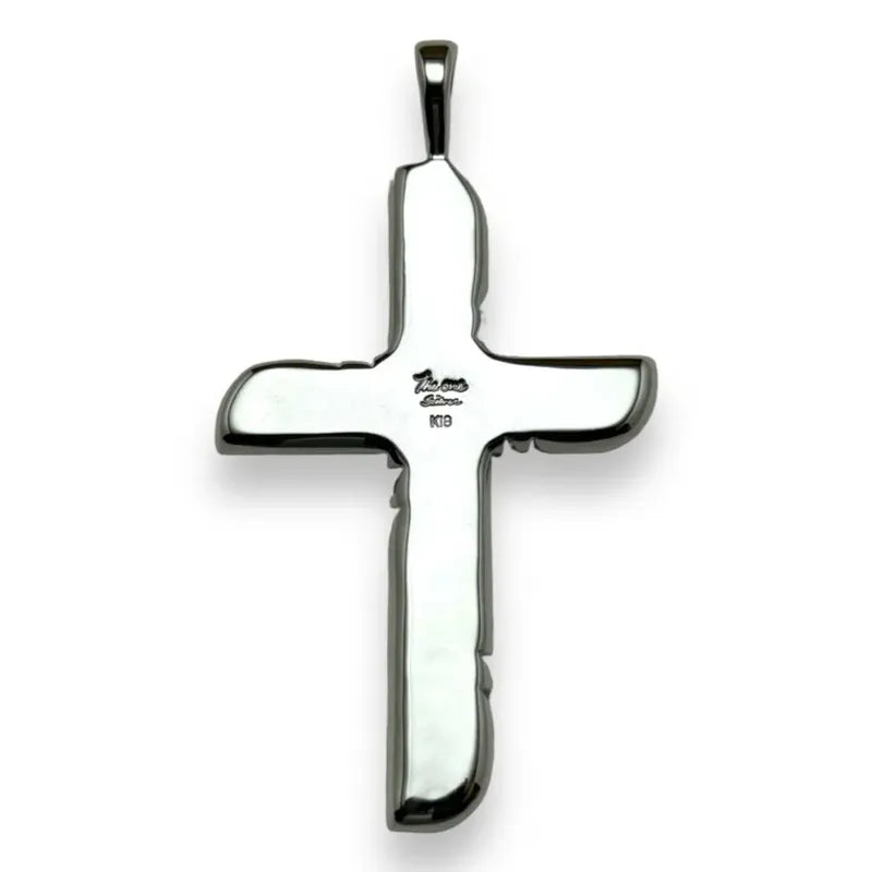 K18 Kaila motif cross pendant (Naru)