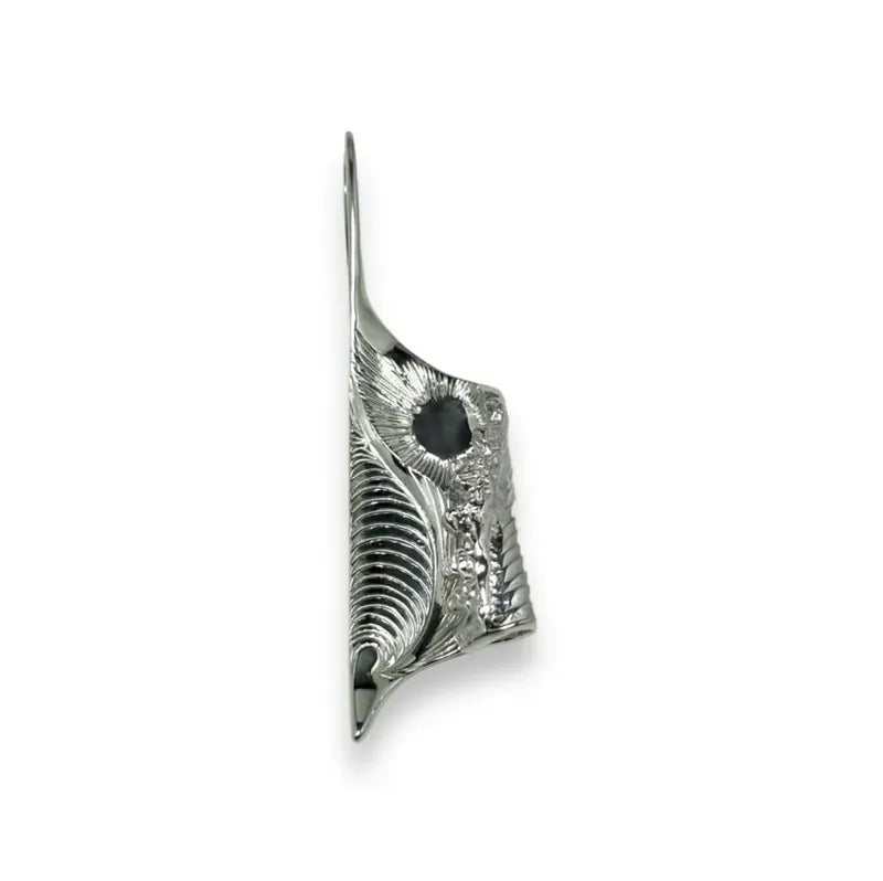 白頭浪 - 旭日 Pendant L Kai Engraved SV