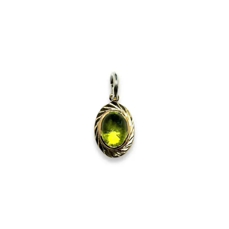 鳴島翔 Island Gem pendant (Peridot/18K bezel)