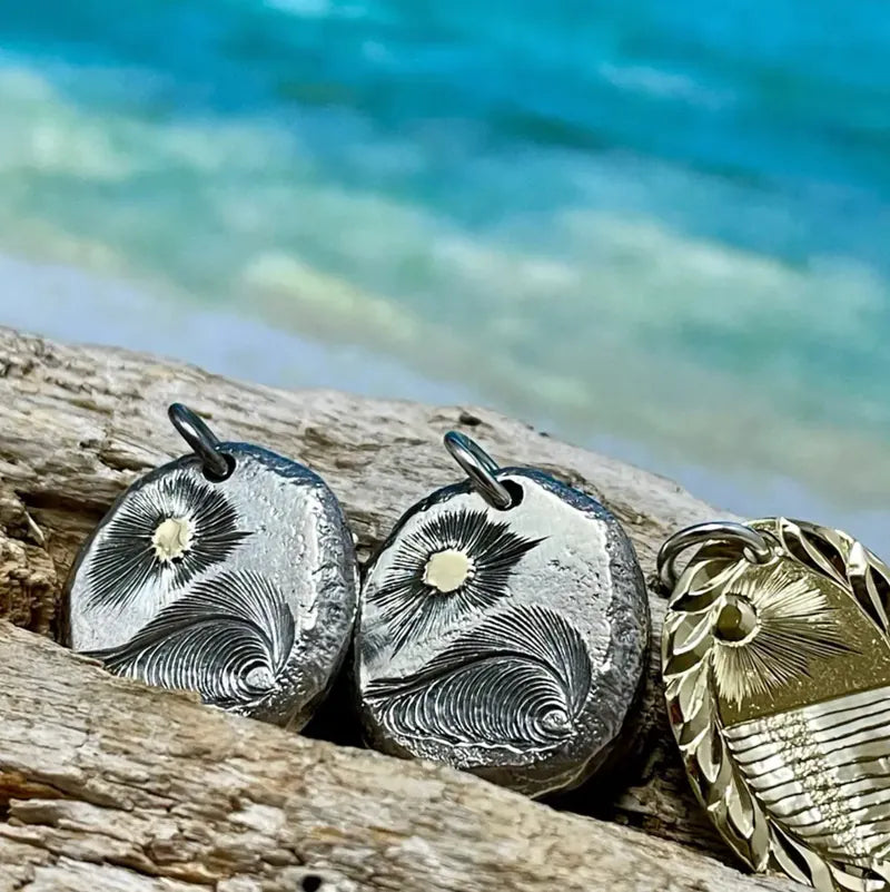 鳴島翔 K18 點金 Tataki Metal Pendant (Nalu)