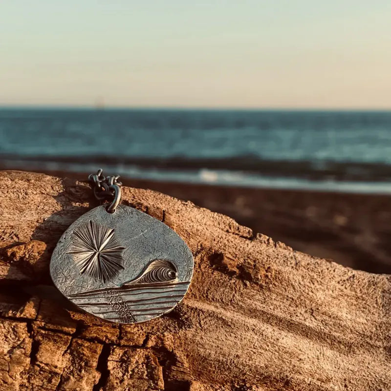 鳴島翔 K18 點金 Tataki Concha Pendant (Nalu)