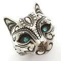 BBM 貓戒（Emerald eyes, Oxidized）