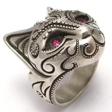 BBM 貓戒（Ruby eyes, Oxidized）