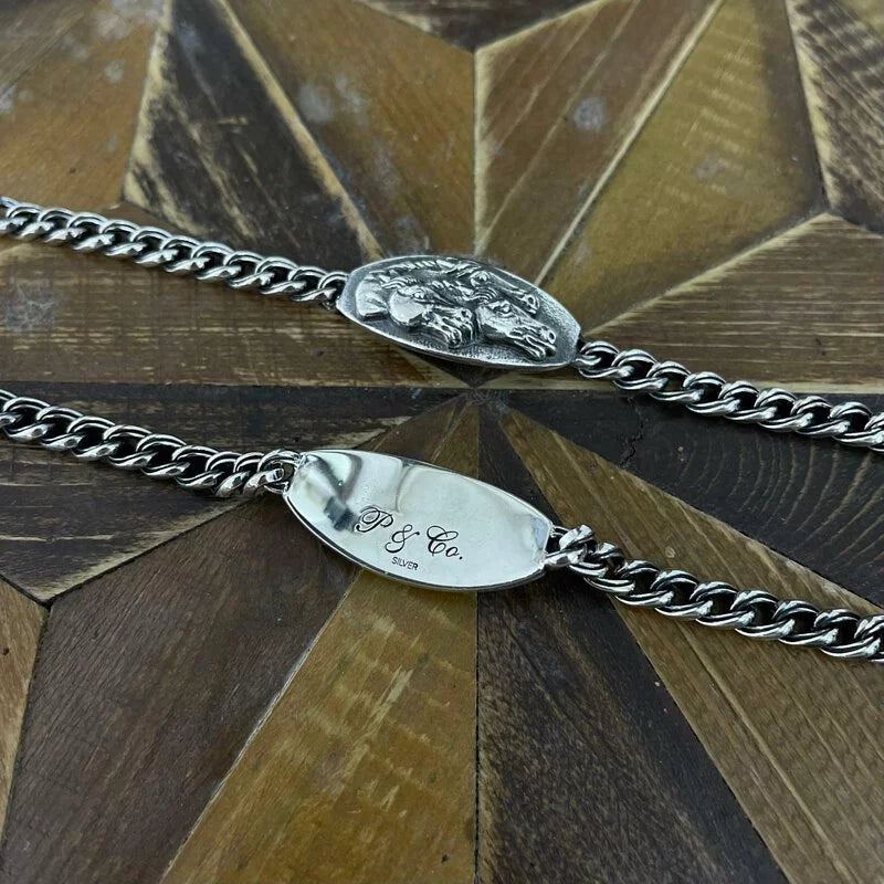 Plate Bracelet Horse/Snake