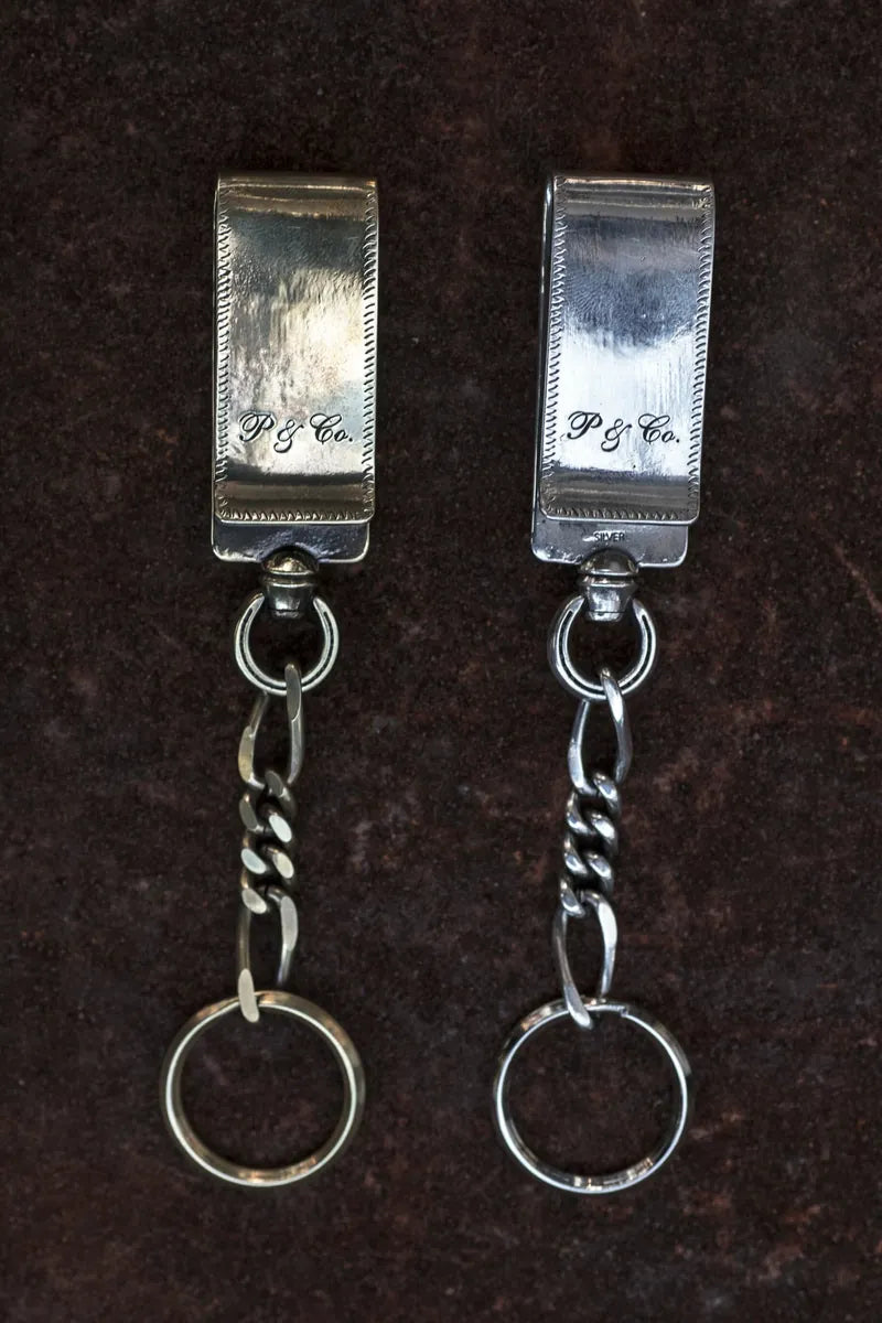 Snake clip type keychain