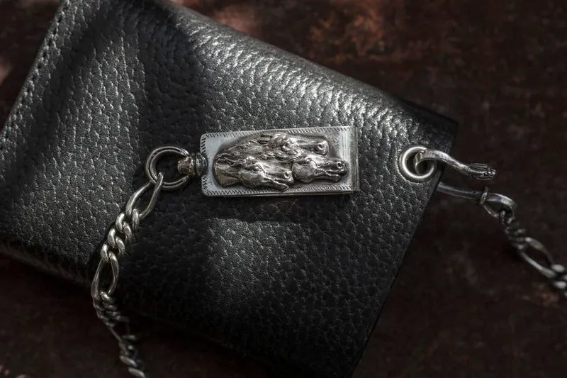 Horse clip type walletchain