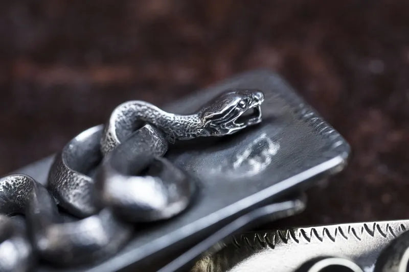 Snake clip type walletchain