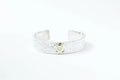 Wakan Silver Smith BN-074 平打 Arabesque bangle K18 Wild Rose Size M