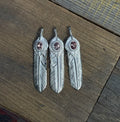上銀銀繩粉碧璽飛行羽毛大碼 SV Heart Feather SV Cup Pink Tourmaline Flight Feather L