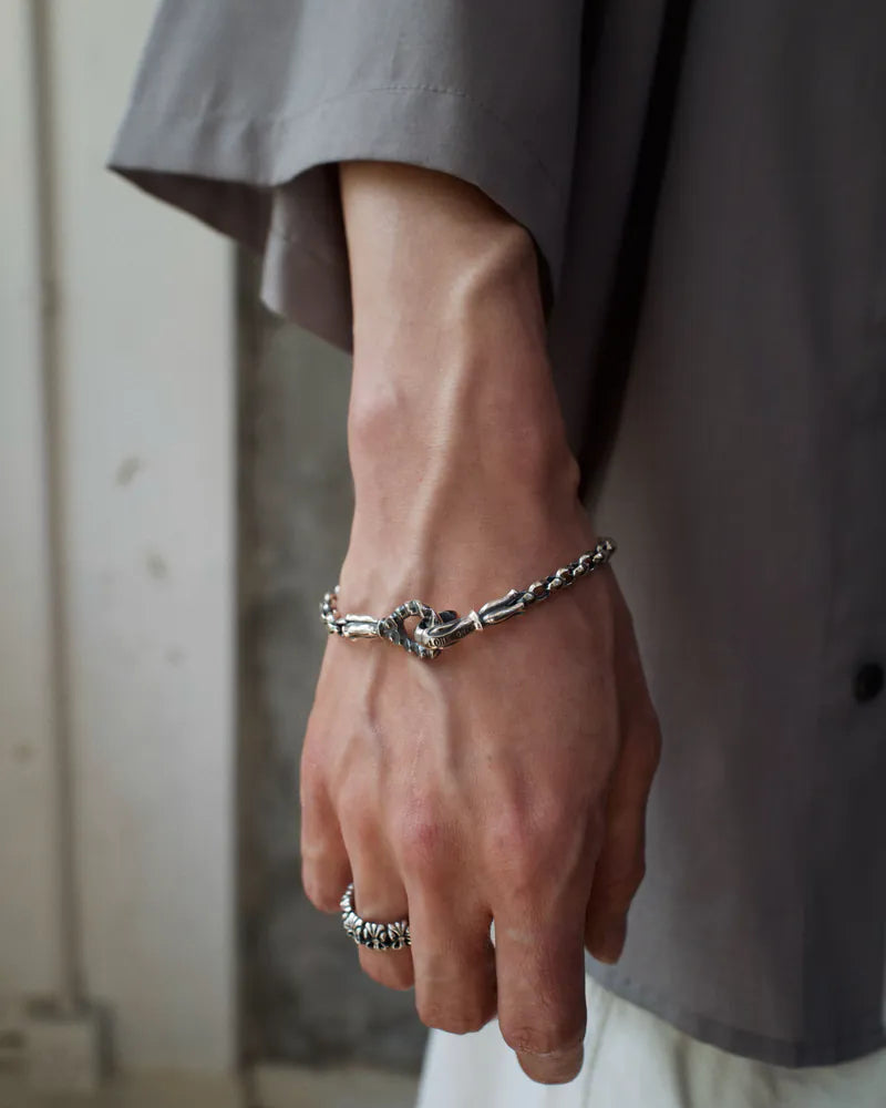 Mating Flight Hook 6mm Mini Silk Chain Bracelet (L)