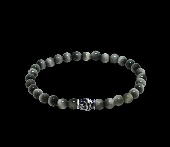 Eagle Bead 6mm Stone Bracelet