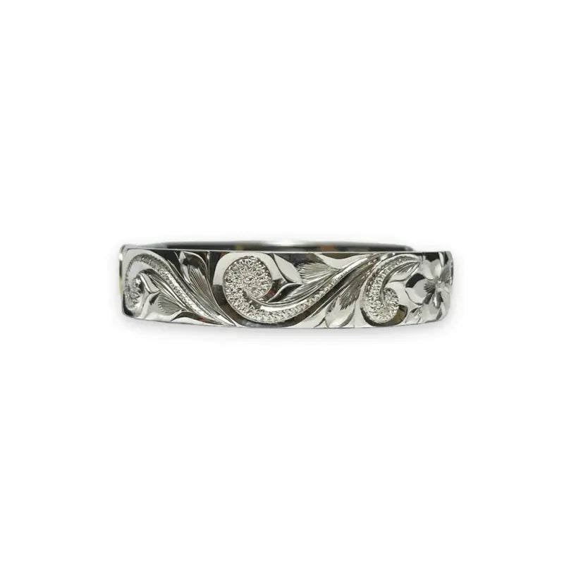 鳴島翔 K18 KaiLa motif 10mm Bangle (Heritage)