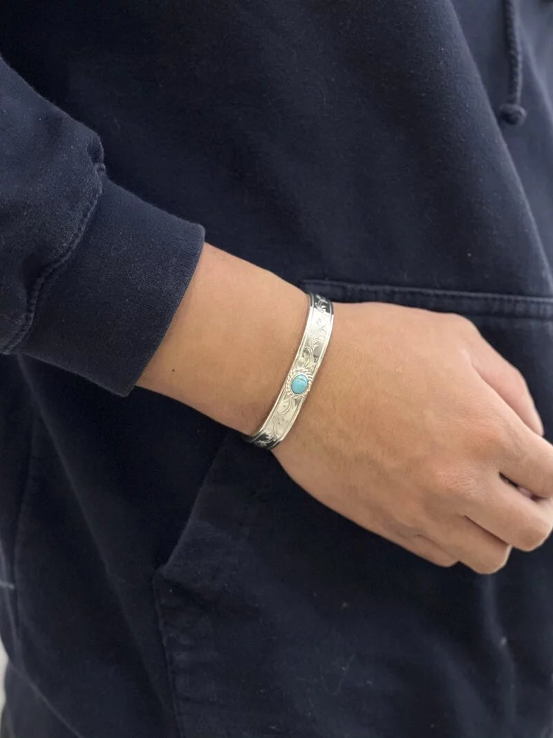 No.8 TQ 10MM Arabesque Bangle