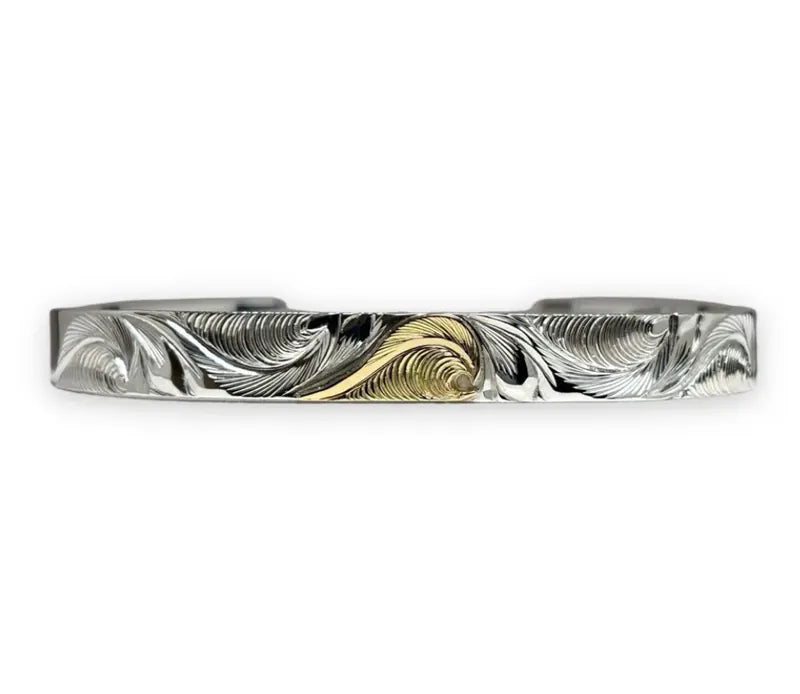 8mm K18 Nalu Bangle