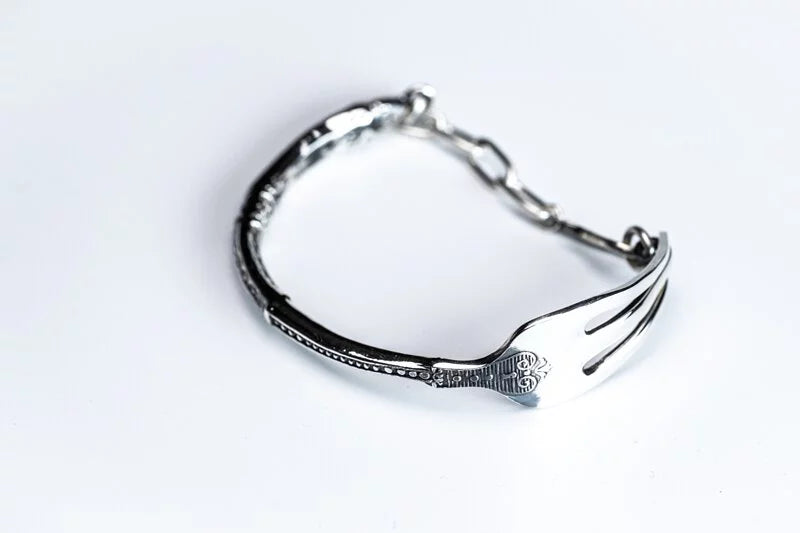 Antique fork bracelet