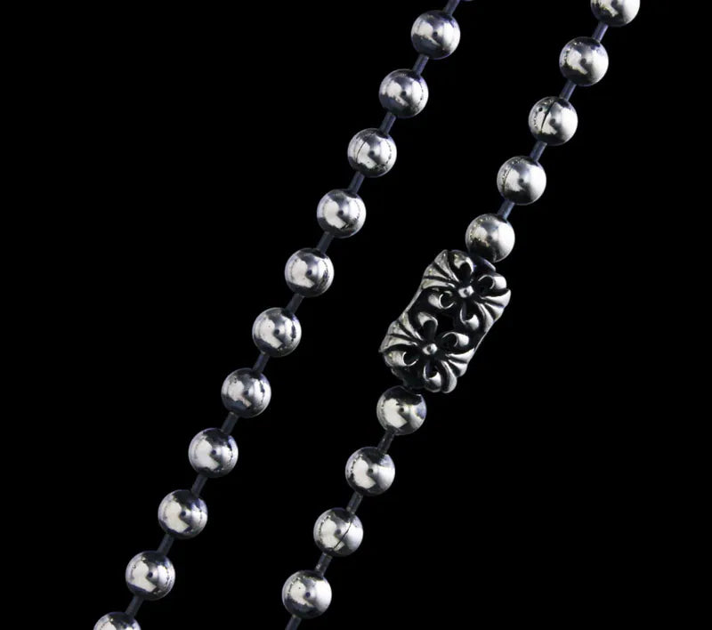 3.0mm Chrome Ball Chain Necklace