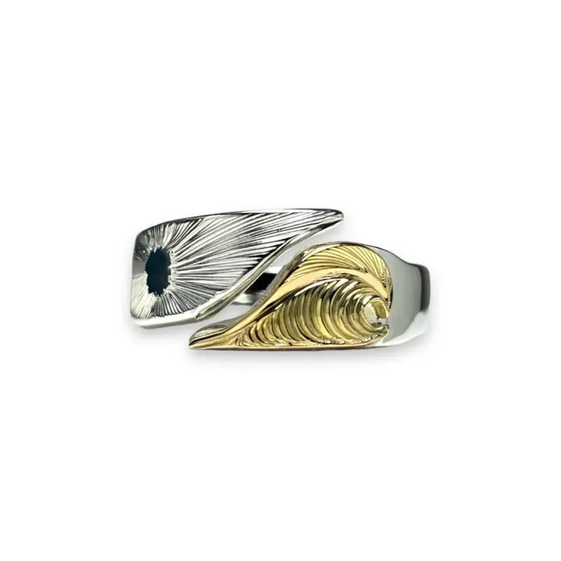 鳴島 · 翔 K18 Motif Adjustable Ring (Nalu