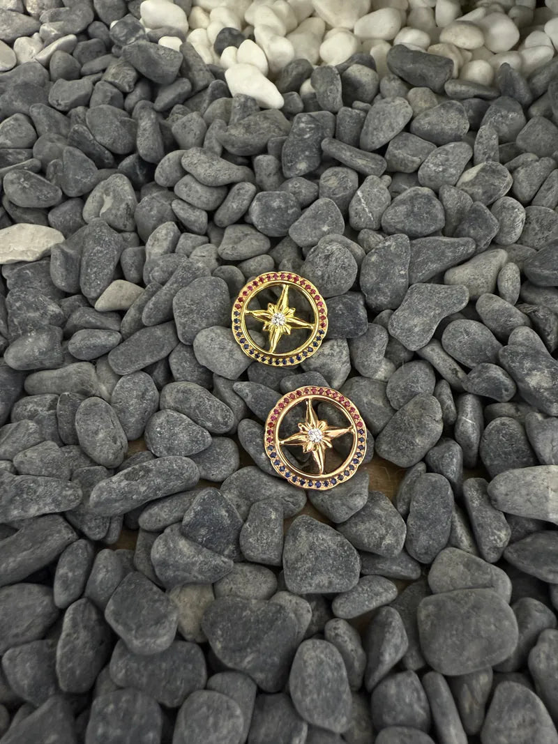 紅寶石藍寶石星輪/中間點鑽