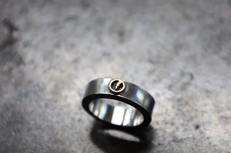 FCR-66 Lightning logo flat ring/7mm