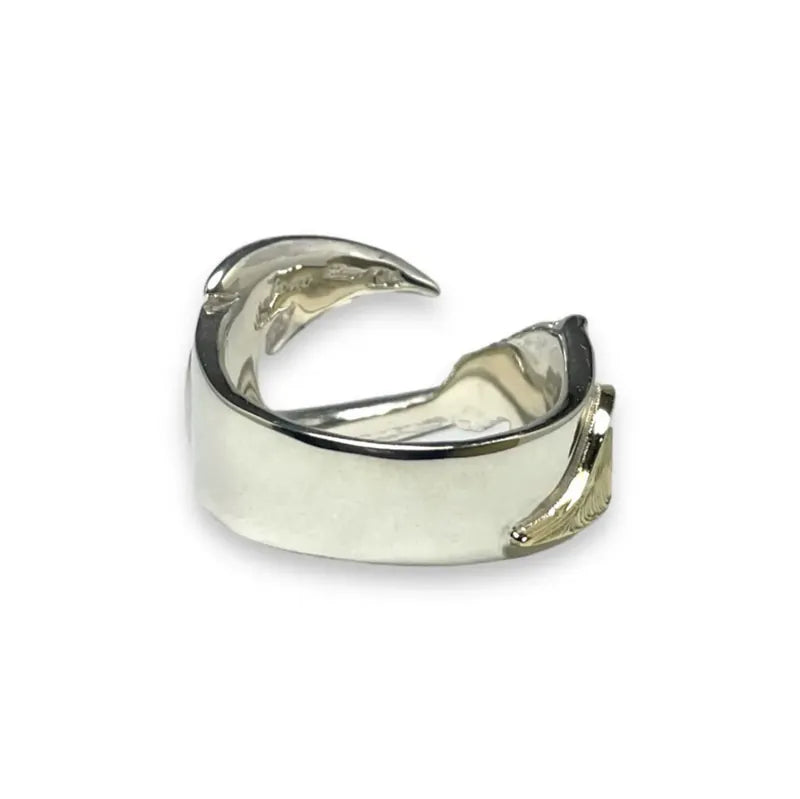 K18 Motif Makau Ring (Lino Finish)