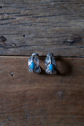 松石羽毛耳環 SV CUP TQ FEATHER EARRING