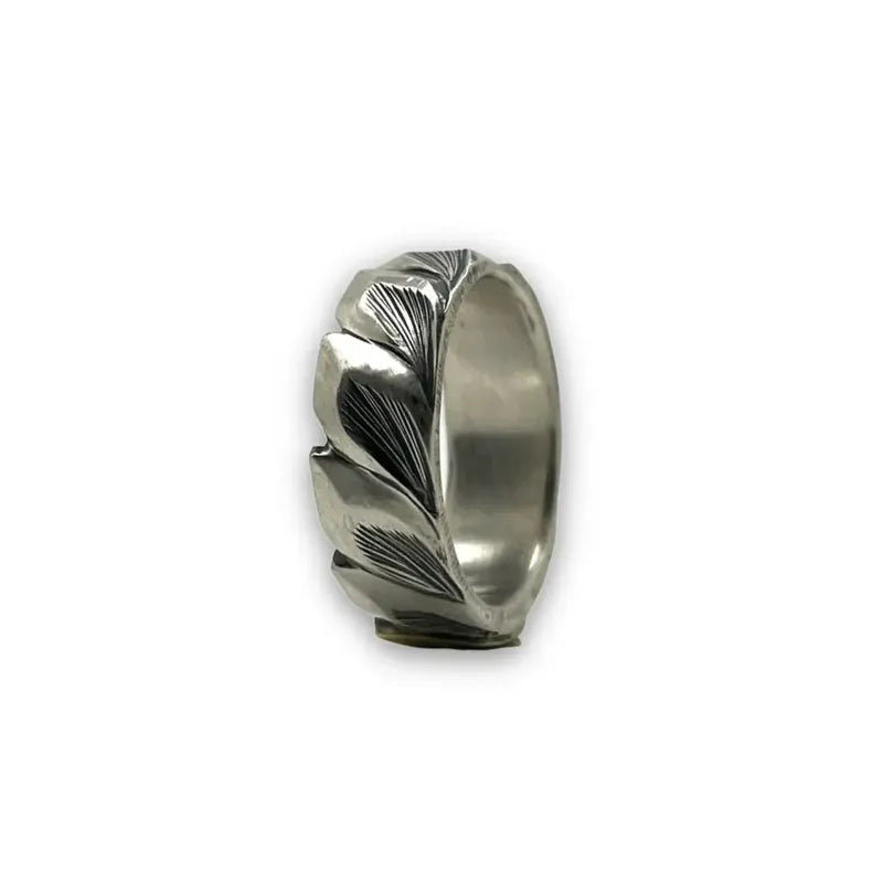 鳴島翔 k18 motif all maile ring