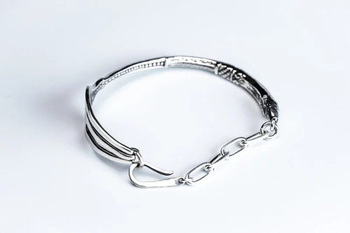 Antique fork bracelet