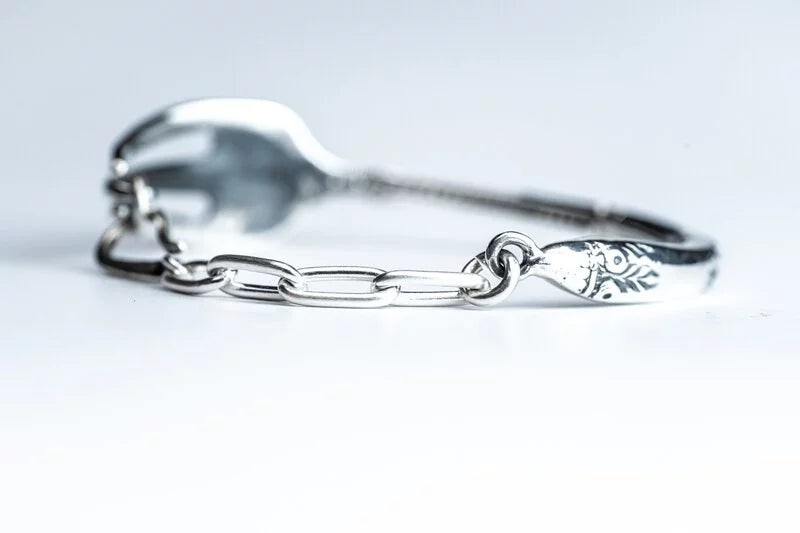 Antique fork bracelet