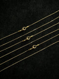 LO 18k Hook chain vinavast limited square chain necklace