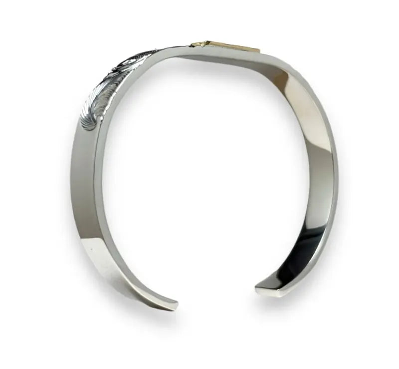 8mm K18 Nalu Bangle