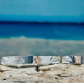 K18 Diamond Sakura Motif Nalu & Rising Sun 8mm Bangle With 2mm Diamond