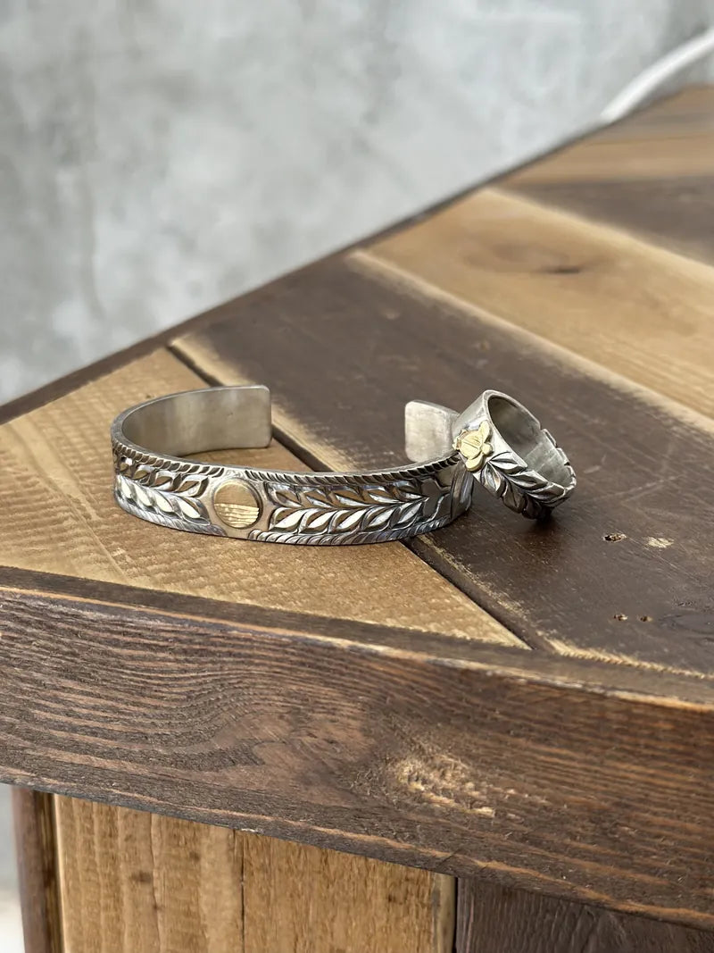 鳴島翔 K18 Motif Maile Ring