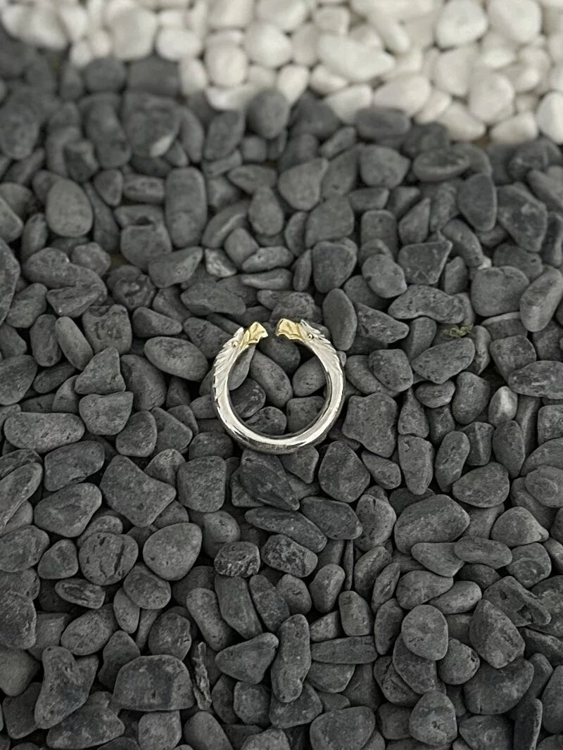 Double Eagle Face Ring