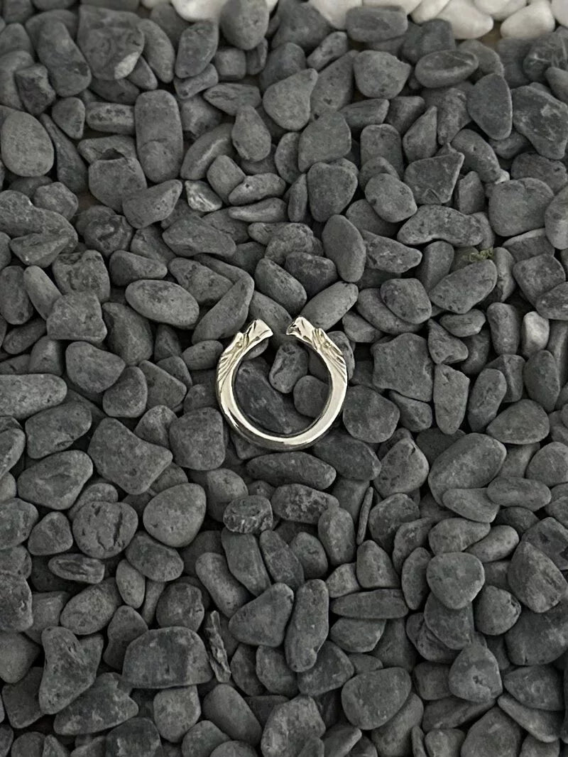 Double Eagle Face Ring