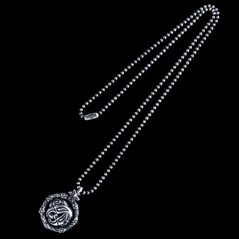 FLORAL NEST W/ 2MM BALL CHAIN