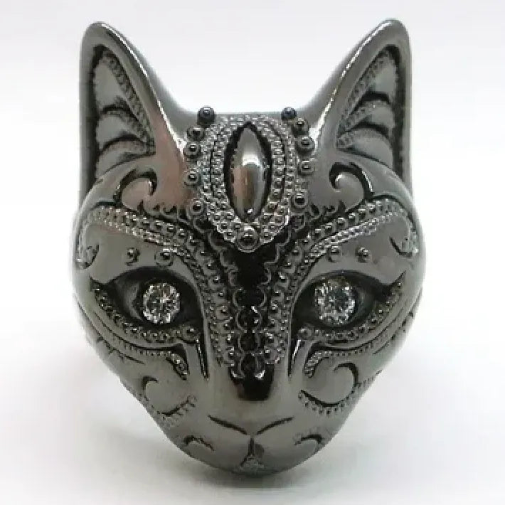 BBM 貓戒（Diamond eyes, Black Nickel Plateing）