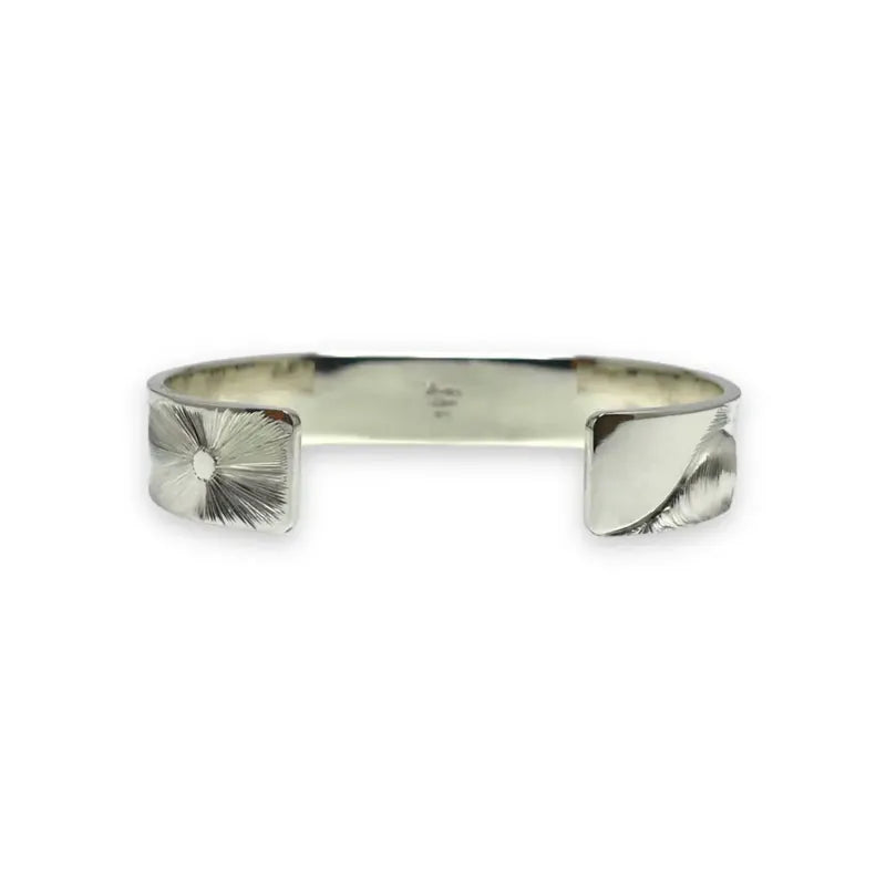 K18 motif 12mm Makau Bangle (Lino Finis)