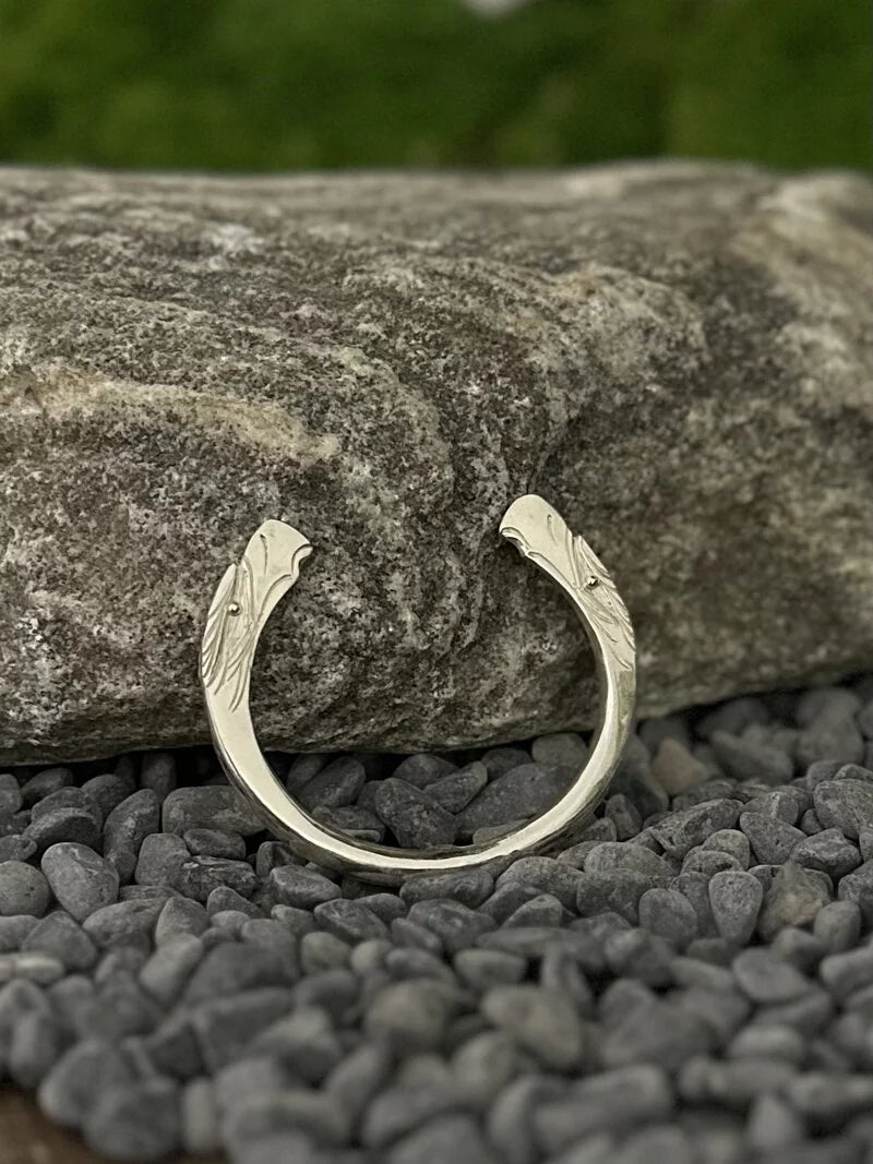 Eiki Eagle Face Bangle