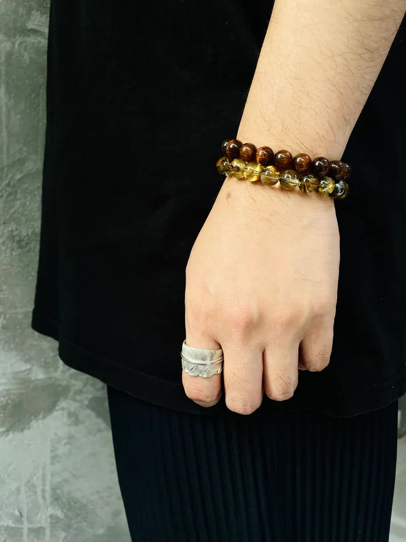 Sliver Feather Ring L