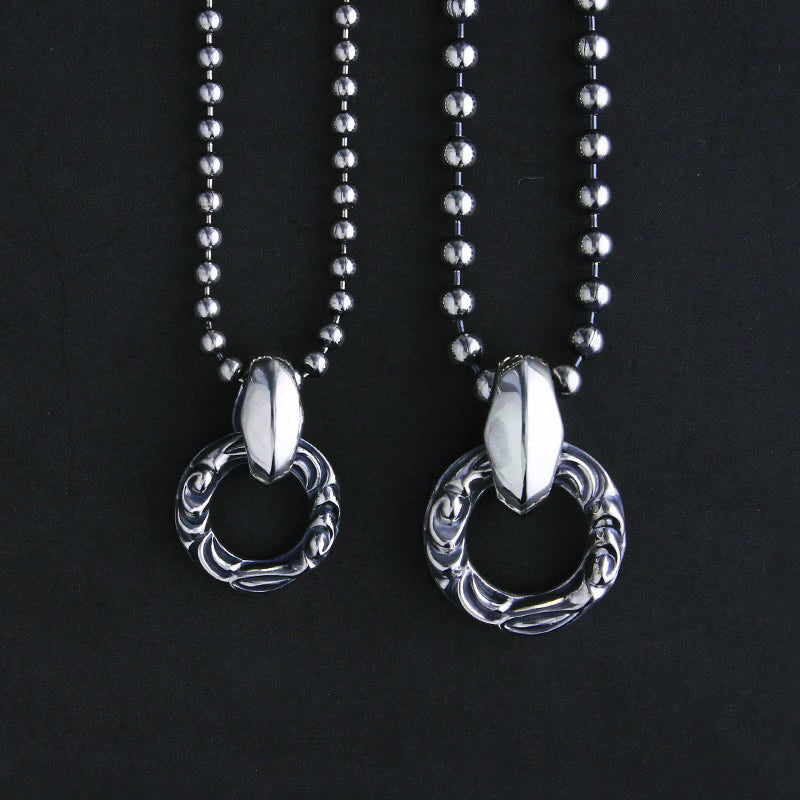 Linked Crane Ring Pendant