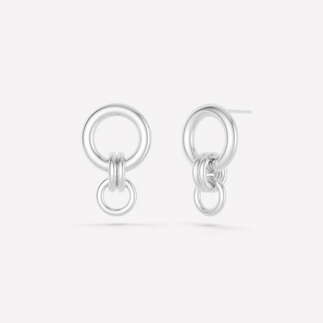 Canis Silver Earrings