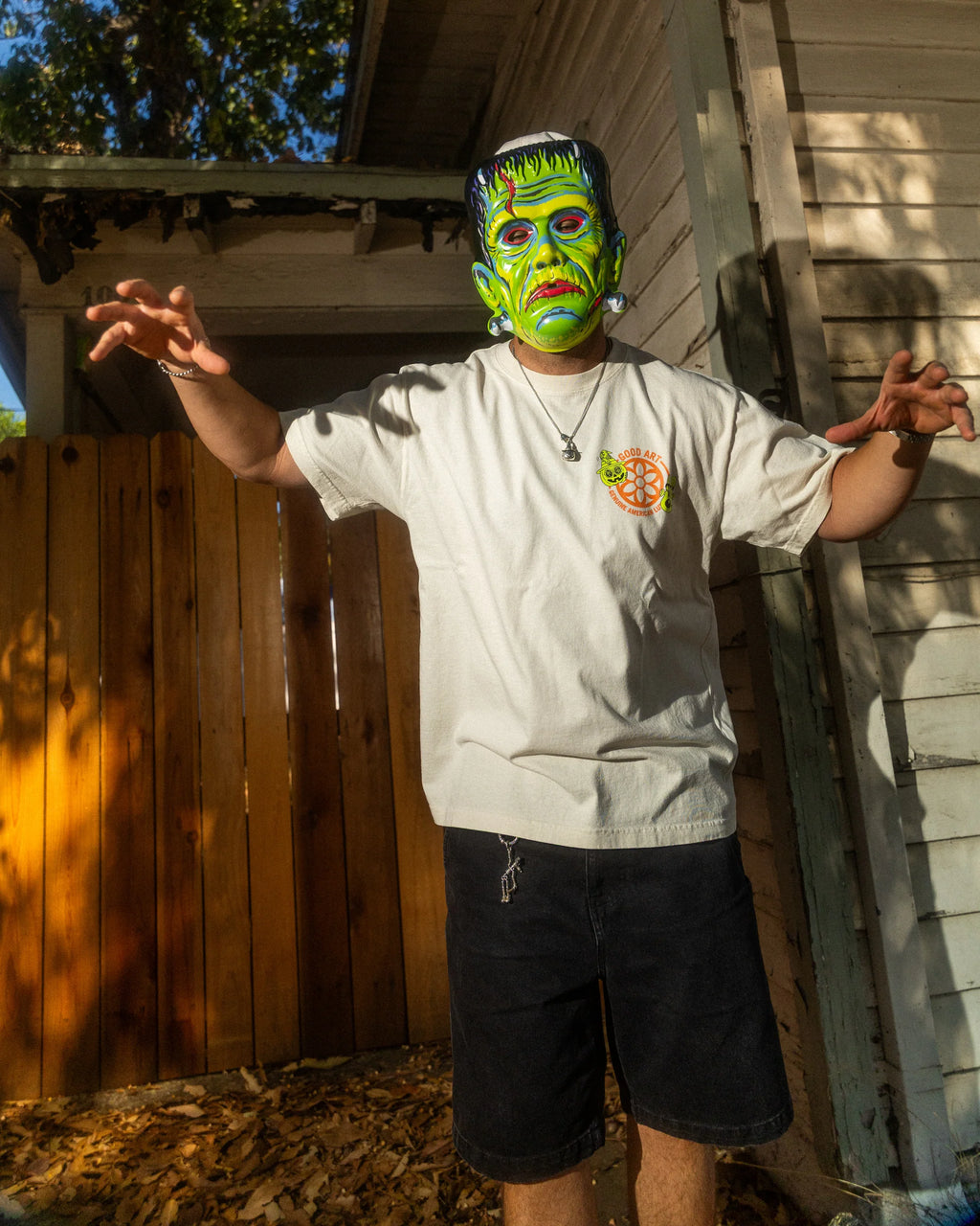 Steven Harrington x Good Art MelloWeen Tee - Cream
