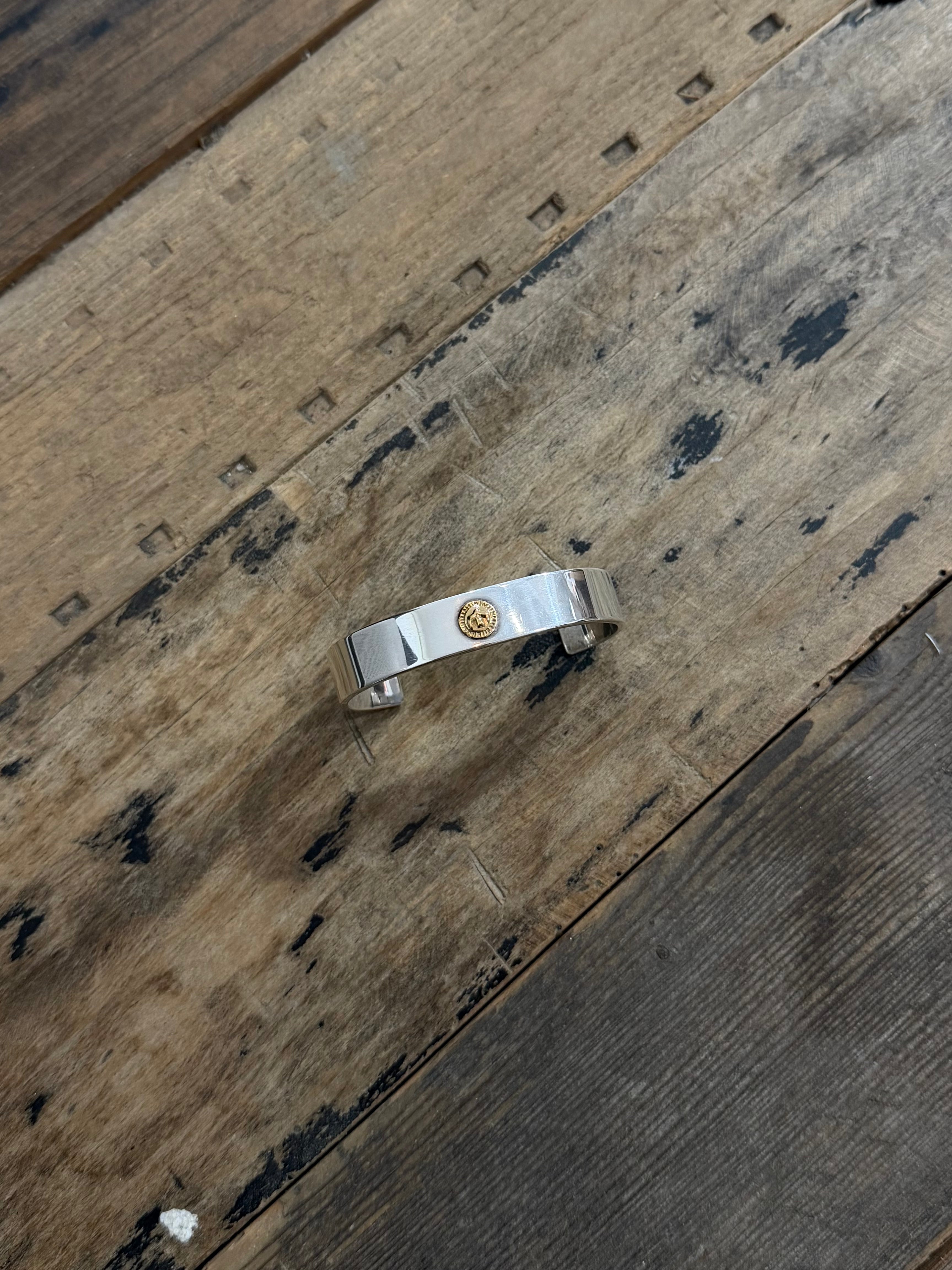 12mm平打M點金Bangle
