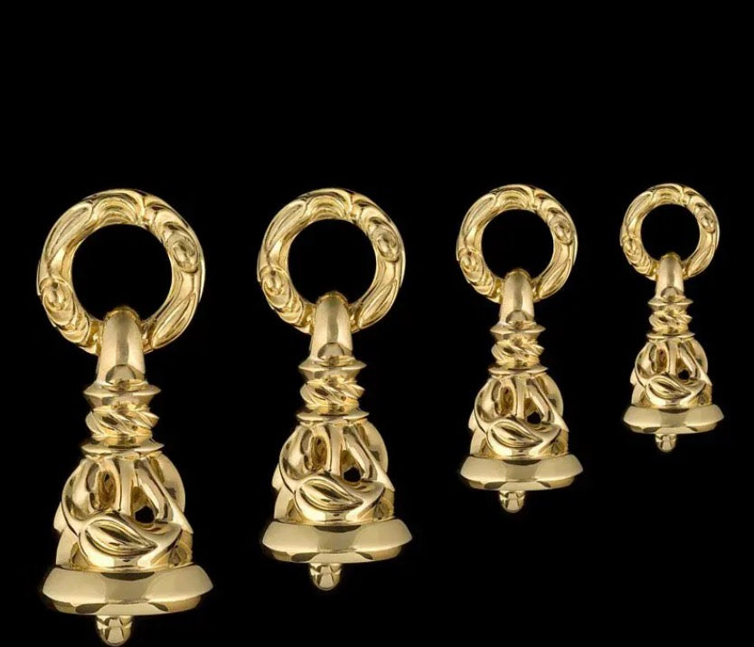 K18 YG Crane Bell