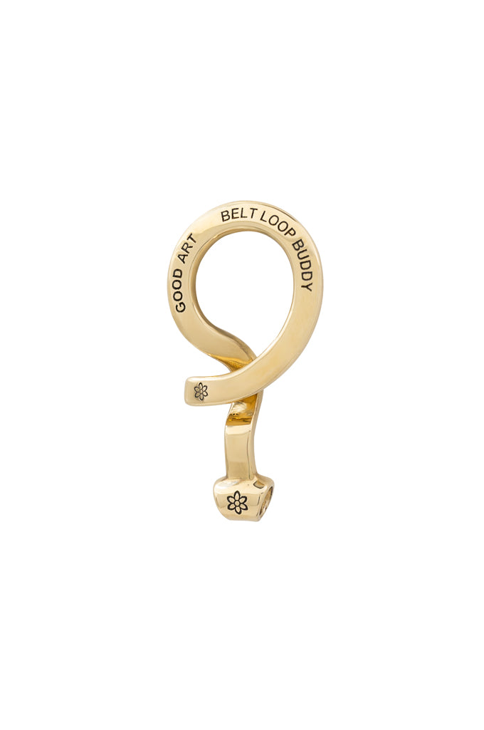 Mini Belt Loop Buddy - Brass