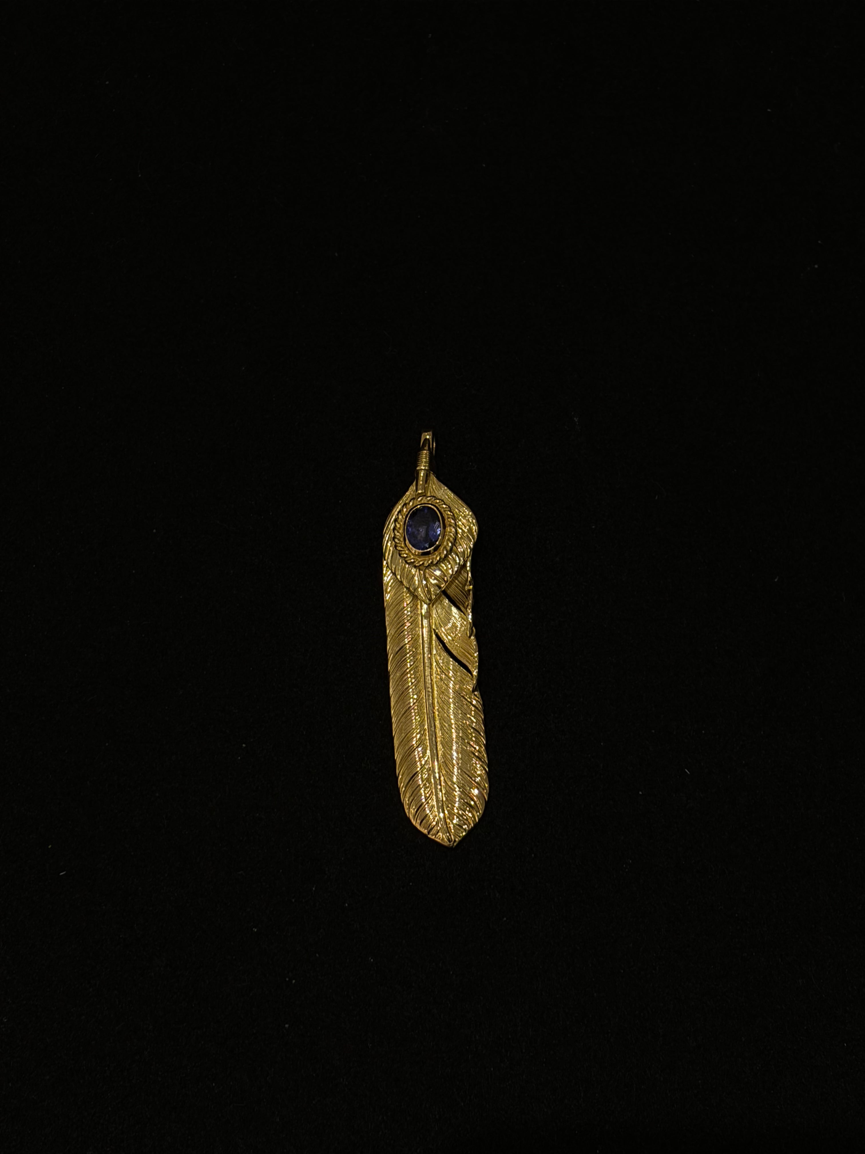 Flight Feather 上金金繩Tanzanite全金羽 L