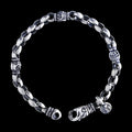 6mm Mini Silk Link & Eagle Bracelet (XS) Lobster Clasp