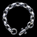 Silk Link (M) Bracelet (Plain Circle) (Engraving Leonard Kamhort)